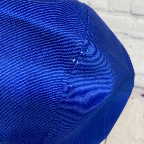 Vintage 5 Panel Hat Oilfield Cap Snapback Blue MASTCO Derrick Services Oil & Gas - Picture 9 of 9